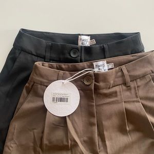 Two pairs of Princess Polly Archer Trouser Pants